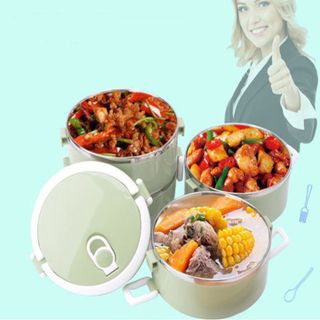 Hộp cơm 4 tầng lúa mạch giá sỉ