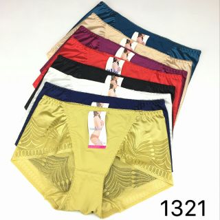 Quần lót thun lạnh phối ren satin 1321
