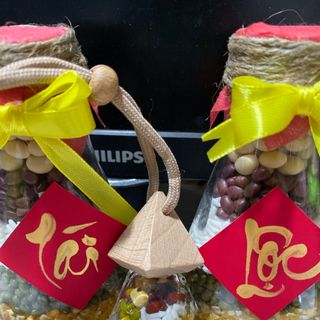 Treo xe treo phòng Tinh dầu thơm và đậu ngũ sắc