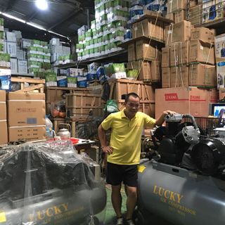 Phân phối máy nén khí Lucky 150L 55 Hp