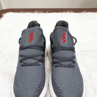 Giày thể thao nam kiểu sneaker màu xám vân gân nổi Mã 9037 X