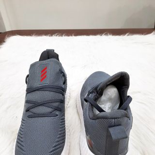 Giày thể thao nam kiểu sneaker màu xám vân gân nổi Mã 9037 X