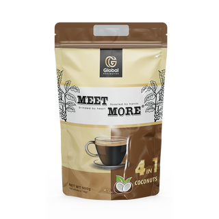 Cà phê dừa hòa tan Meet More 900g Bịch 50 Gói