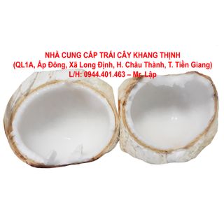 Cung cấp Dừa gọt kim cương/ gọt trọc xuất khầu
