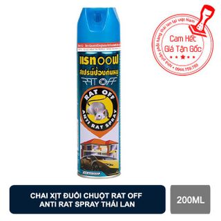 Chai Xịt Đuổi Chuột RAT OFF ANTI RAT SPRAY 200ml - Thái Lan