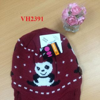 Mũ len trẻ em Victory hình gấu VH2391