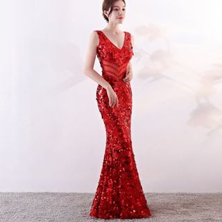 Đầm Dạ Hội dự tiệc châu Âu Cao Cấp SV40