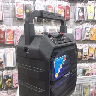 LOA BLUETOOTH HÁT KARAOKE K6 MIC ĐƠN