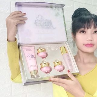 bộ mỹ phẩm kem hoàng cung màu hồng danxuenilan