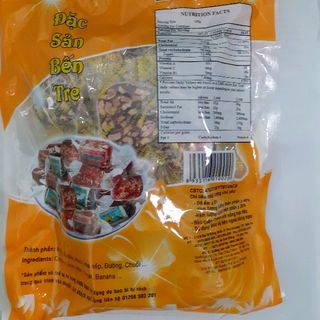 kẹo chuối cuộn bánh trắng 500gr