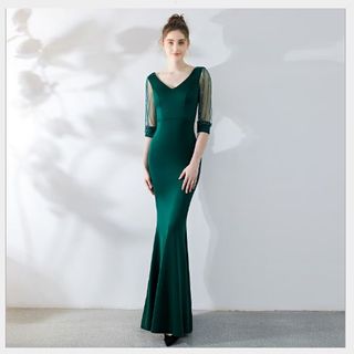 Đầm Dạ Hội dự tiệc châu Âu Cao Cấp SV23