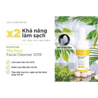 Sữa rửa mặt the face đầu cọ silicon siêu mềm