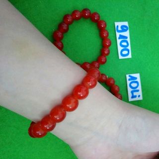 chuỗi đeo tay phong thủy 10 li đỏ
