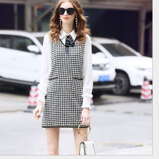 Đầm Sọc Caro Cao Cấp SV2