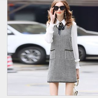 Đầm Sọc Caro Cao Cấp SV2