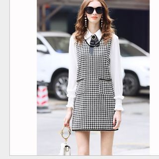 Đầm Sọc Caro Cao Cấp SV2