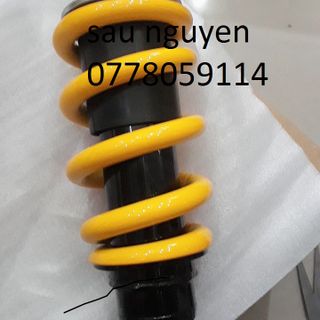 Phuộc sau ex 150 màu vàng