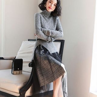 Đầm Len Phối Lưới Cao Cấp SV4