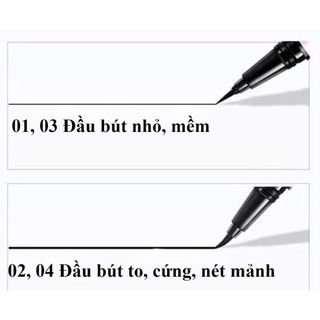 Kẻ mắt nớc lâu trôi Maycreate cool black quick drying marble eyeliner