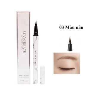 Kẻ mắt nớc lâu trôi Maycreate cool black quick drying marble eyeliner