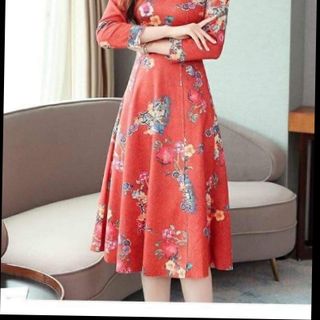 Đầm da lộn cao cấp