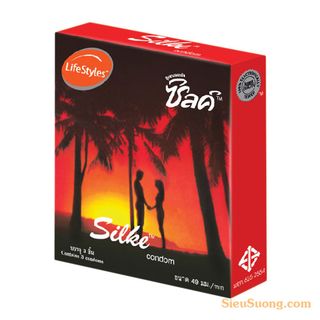 Hộp 3 Cái Bao Cao Su Lifestyles Silke
