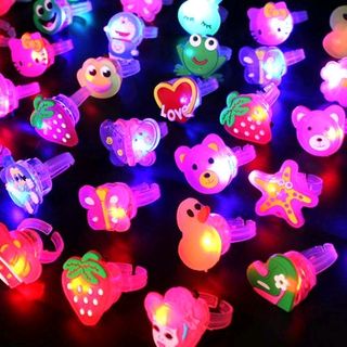 nhẫn đủ mẫu có đèn có pin cho trẻ em đẹp