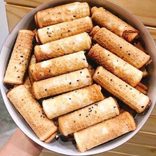 bánh quế cuộn Hàn Quốc