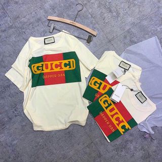 Áo thun GC Dapper Dan chữ in nhũ mới nhất