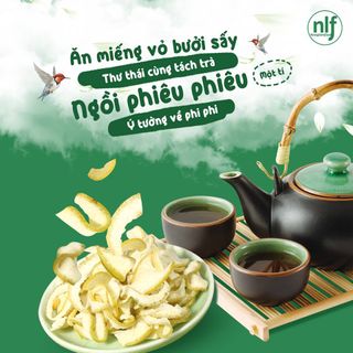Vỏ Bưởi Sấy Dẻo Nông Lâm Food Dried Pomelo Peel - 100 Từ Thiên Nhiên