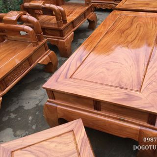 Ghế Tần Thủy Hoàng Tay 14 Gỗ Gõ Đỏ