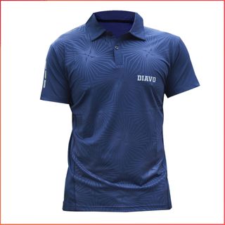 Áo thể thao DIAVO ngắn tay CỔ BẺ họa tiết SAO HOA chất đẹp trẻ trung khỏe khoắn thời trang co giãn thoáng mát phù hợp với mọi lưa tuổi