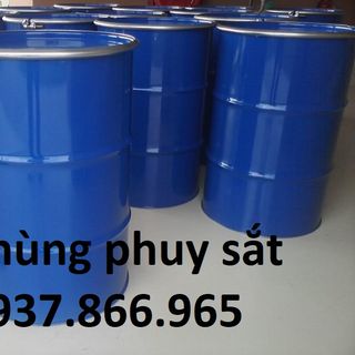 thanh lý thùng phuy sắt mới cũ giá rẻ