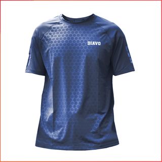 Áo thể thao DIAVO ngắn tay CỔ TRÒN họa tiết TỔ ONG chất đẹp trẻ trung khỏe khoắn thời trang co giãn thoáng mát phù hợp với mọi lưa tuổi