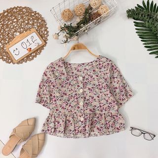 Áo babydoll hoa nhí xinh xắn