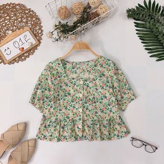 Áo babydoll hoa nhí xinh xắn