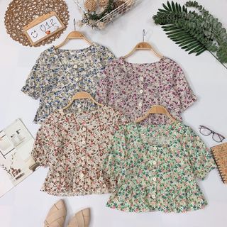 Áo babydoll hoa nhí xinh xắn