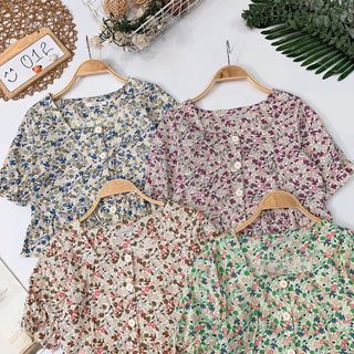 Áo babydoll hoa nhí xinh xắn