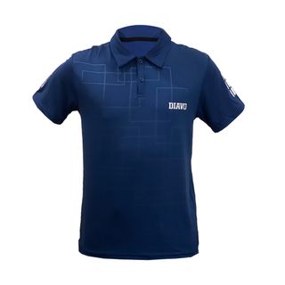 Áo thể thao DIAVO ngắn tay CỔ BẺ họa tiết Ô VUÔNG ĐAN chất đẹp trẻ trung khỏe khoắn thời trang co giãn thoáng mát phù hợp với mọi lưa tuổi