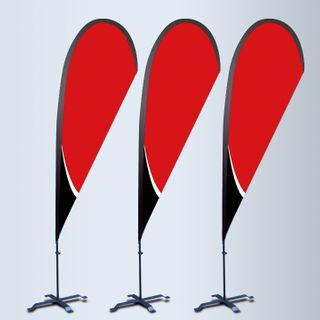 Cờ Cánh Buồm - Cờ Giọt Lệ - Cờ Quảng Cáo - Xưởng May Cờ Quảng Cáo Giá Rẻ