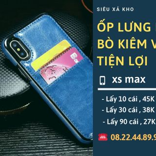 Xả kho ốp lưng da bò kiêm ví giá sập sàn giá sỉ