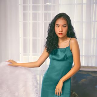 Đầm ngủ satin cao cấp