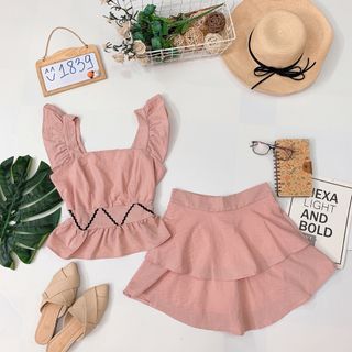 Set áo cánh tiên váy tầng
