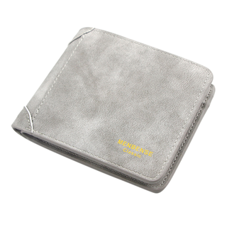 Ví nam da giả vải trơn nhiều màu trẻ trung phong cách