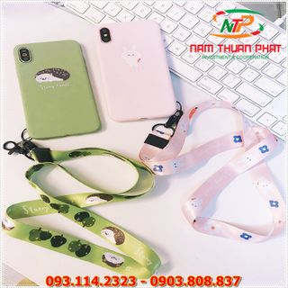 Dây đeo thẻ satin Starry Forest