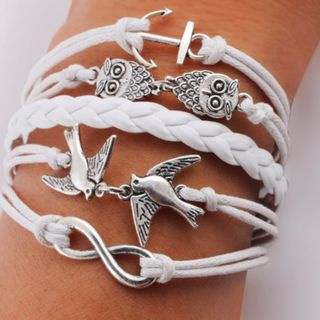 Sỉ Vòng tay da nhiều tầng đẹp Giá sỉ 12k