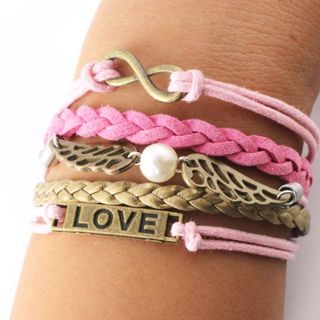 Sỉ đủ mẫu Vòng tay da nhiều tầng đẹp Giá sỉ 12k