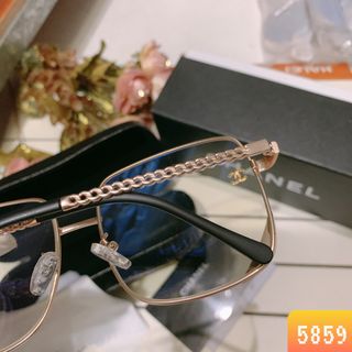 Mắt kính trong si vàng 5859