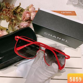 Kinh mát 5859 mắt khói si đỏ