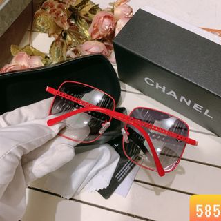 Kinh mát 5859 mắt khói si đỏ